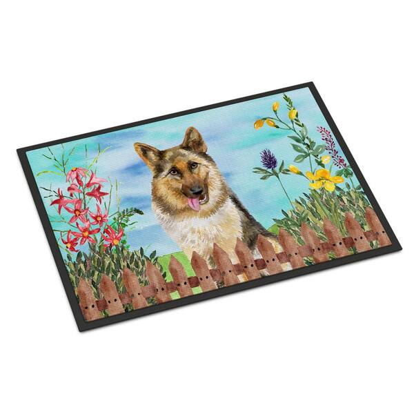 german shepherd door mat