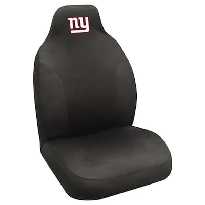 NFL - New York Giants Black Polyester Embroidered 0.1 in. x 20 in. x 40 in. Seat Cover