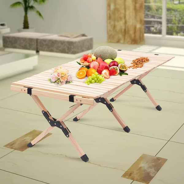 Wooden camping online table