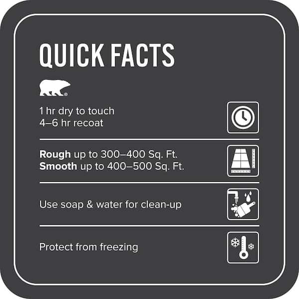 1 Gal. #ECC-10-2 Jet Black Self-Priming 1-Part Epoxy Satin Interior/Exterior Concrete and Garage Floor Paint