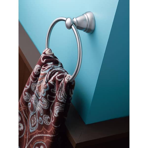 Banbury Towel Ring in Brushed Nickel (2-Pack Combo)