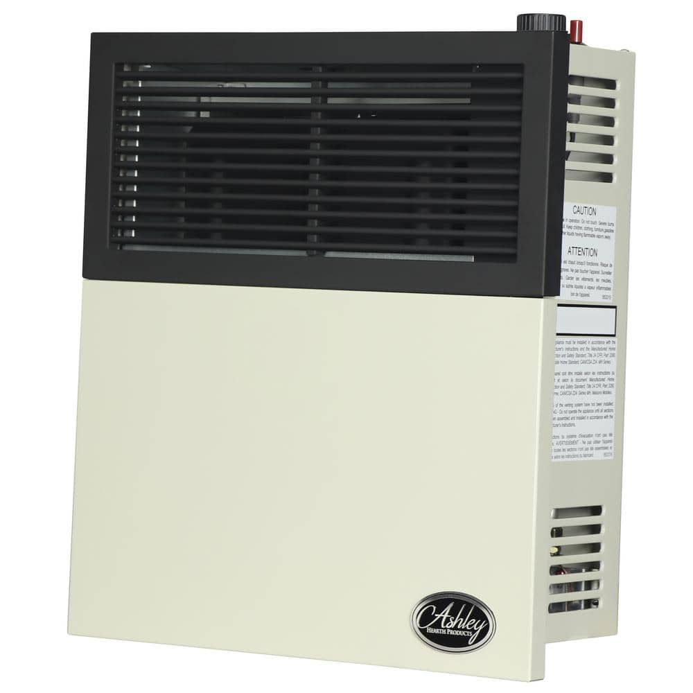 Ashley Hearth Beige Steel Wall-Mounted Natural Gas Heater with Thermostat