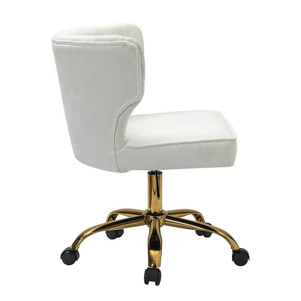 Burke upholstered discount swivel desk chair