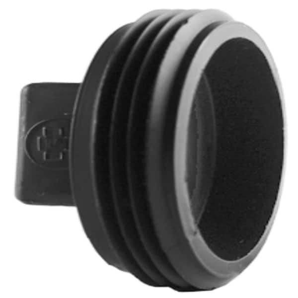 Charlotte Pipe 2 in. ABS DWV MPT Cleanout Pug