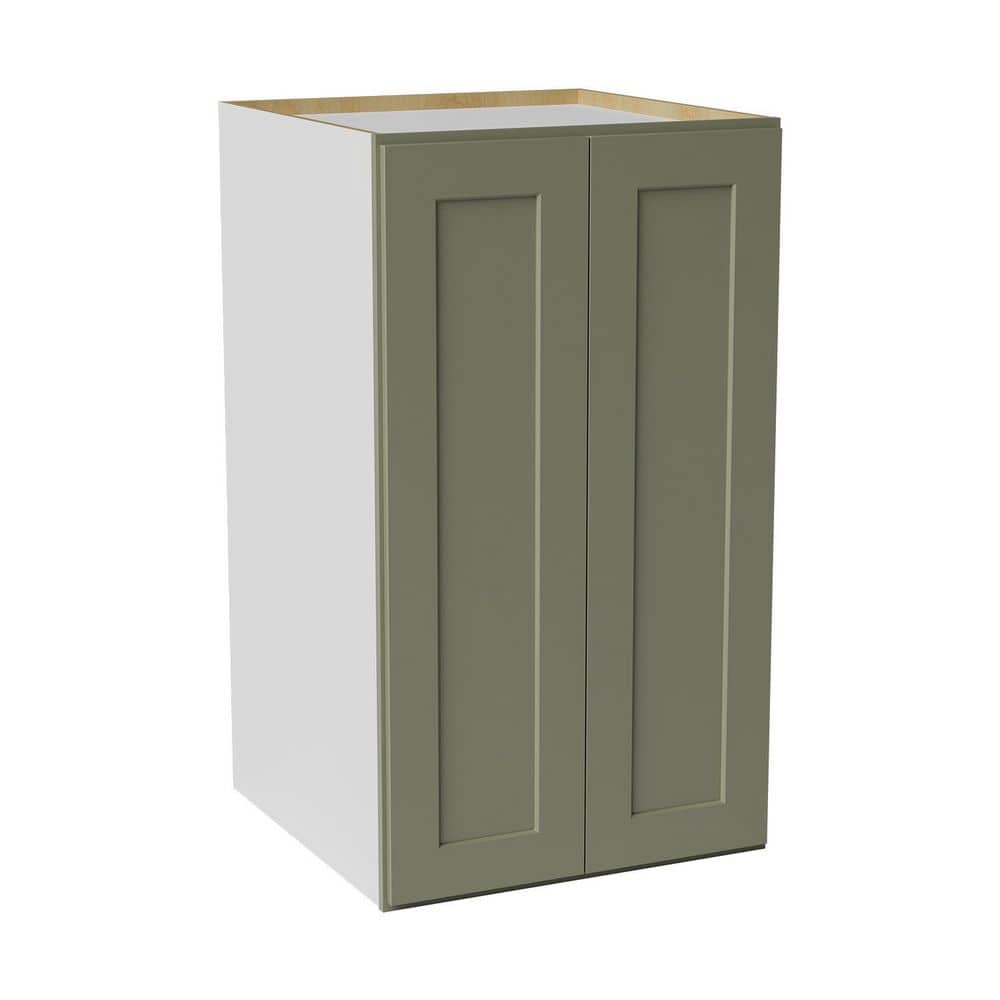 24 in. W x 24 in. D x 42 in. H Ready to Assemble Solid Wood Shaker Pantry Kitchen Cabinet in Sage Green price history on PriceWatchPro