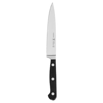 Ginsu Kiso Series 6 in. Stainless Steel Full Tang Serrated Chef Knife  KIS-KB-DS-001-10 - The Home Depot