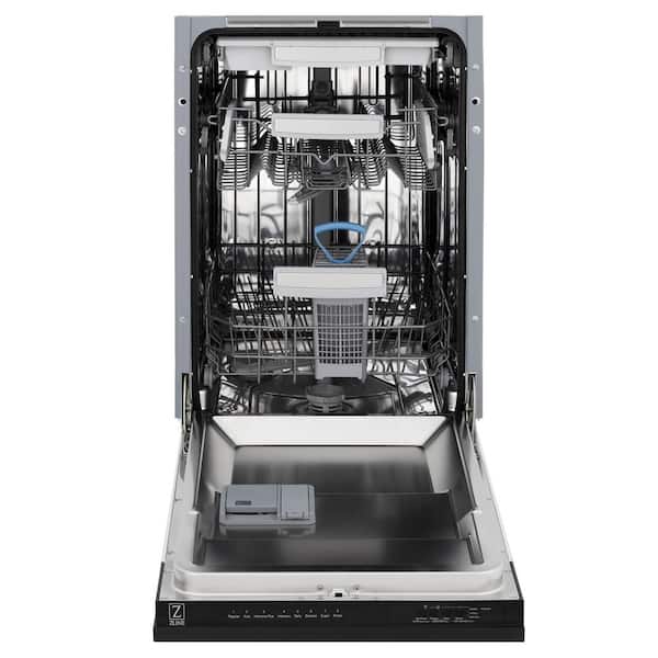 Tallac Series 18 in. Top Control 8-Cycle Tall Tub Dishwasher with 3rd Rack in Black Stainless Steel
