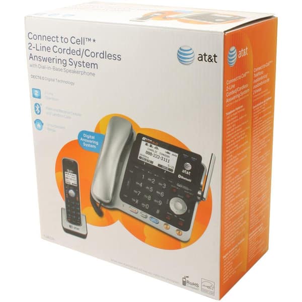 Two-Line Expandable Cordless Phone with Answering System