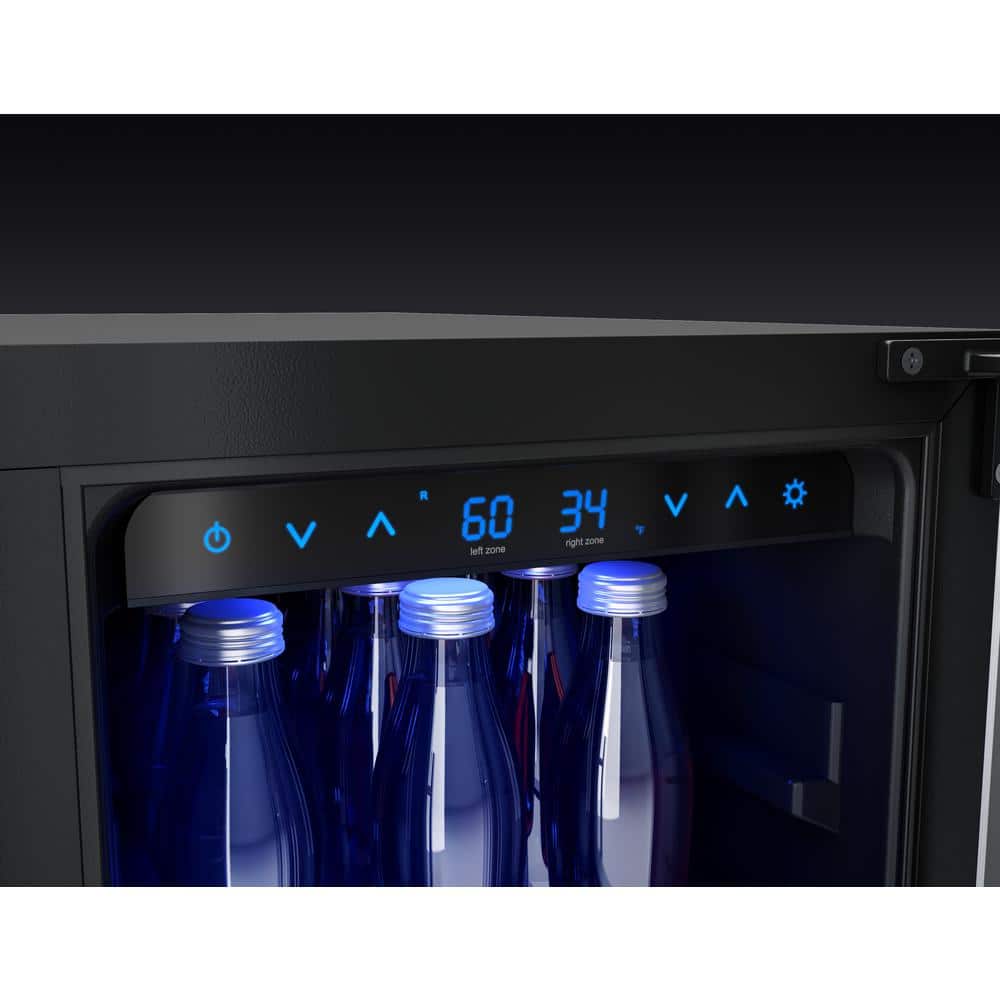 Zephyr 24" Stainless Steel Dual Zone Wine and Beverage Cooler