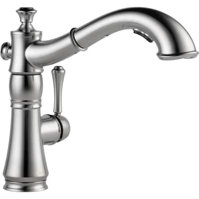 Cassidy Single-Handle Pull-Out Sprayer Kitchen Faucet In Arctic Stainless