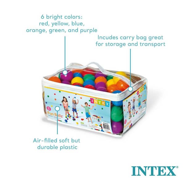 Intex Inflatable Jungle Adventure Play Center and Plastic Fun