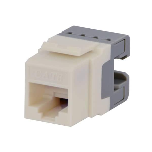 CE TECH Category 6 Jack - Light Almond