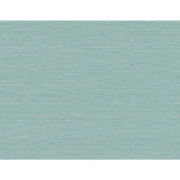 Seabrook Designs 60.75 sq. ft. Teal Bangkok Embossed Vinyl Unpasted Wallpaper Roll
