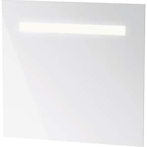 Ketho 1.625 in. W x 29.5 in. H Rectangular Frameless Wall Mount Bathroom Vanity Mirror in White Aluminum