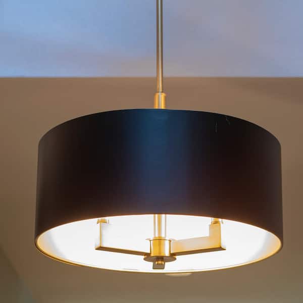 Dsi Hamilton Collection 3 Light Black And Gold Pendant 17858 Dsi Hamilton Collection 3 Light Black, Hamilton Collection 5 Light Black And Gold Chandelier With Metal Shades