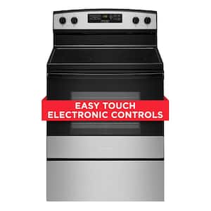 30 in. 4-Element Freestanding Electric Range in. Stainless Steel