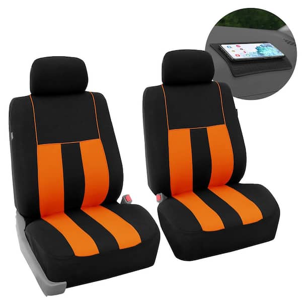 FH Group Striking Striped 47 in. x 23 in. x 1 in Seat Covers - Front Set