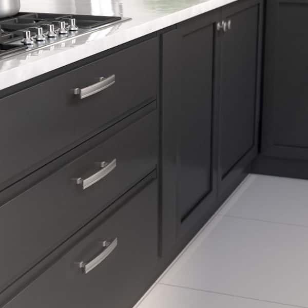 Marsala Collection 5-1/16 in. (128 mm) Classic Brushed Nickel Rectangular Cabinet Bar Pull