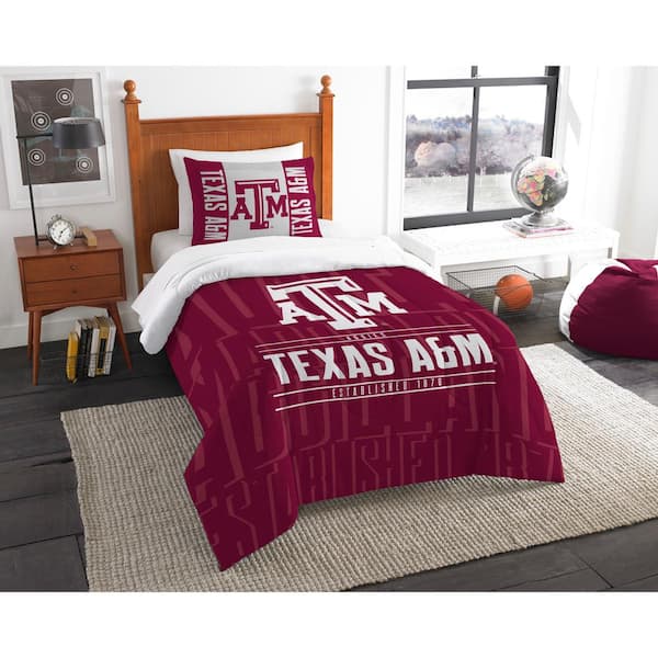 THE NORTHWEST GROUP Texas A&M 2-Piece Modern Take Multi Twin Comforter Set