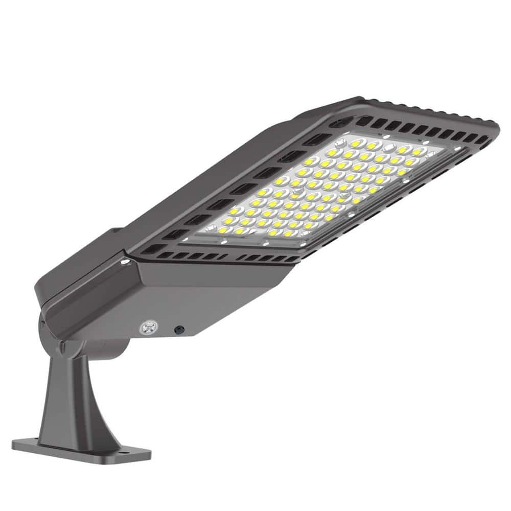 800-Watt Equivalent Integrated LED Bronze Dusk to Dawn LED Parking Lot Area