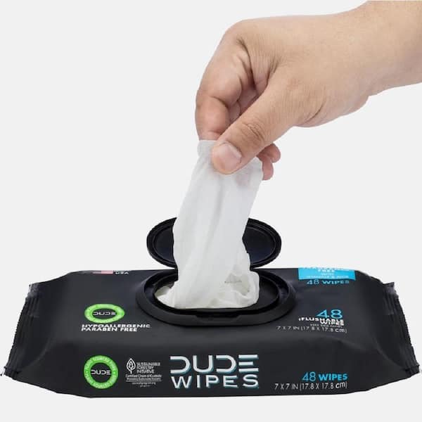 DUDE PRODUCTS DUDE Wipes Dispenser Flushable (48-Count) 100540735 - The  Home Depot