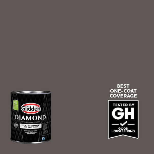 Glidden Diamond 1-qt. Bark PPG1007-7 Eggshell Interior Paint with Primer