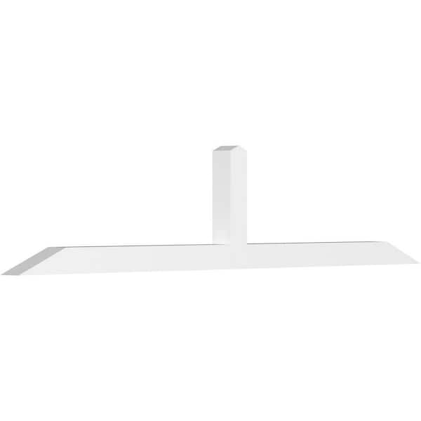 Ekena Millwork Portland 96 in. W x 20 in. H x 4 in. D Signature Polyurethane Bracket