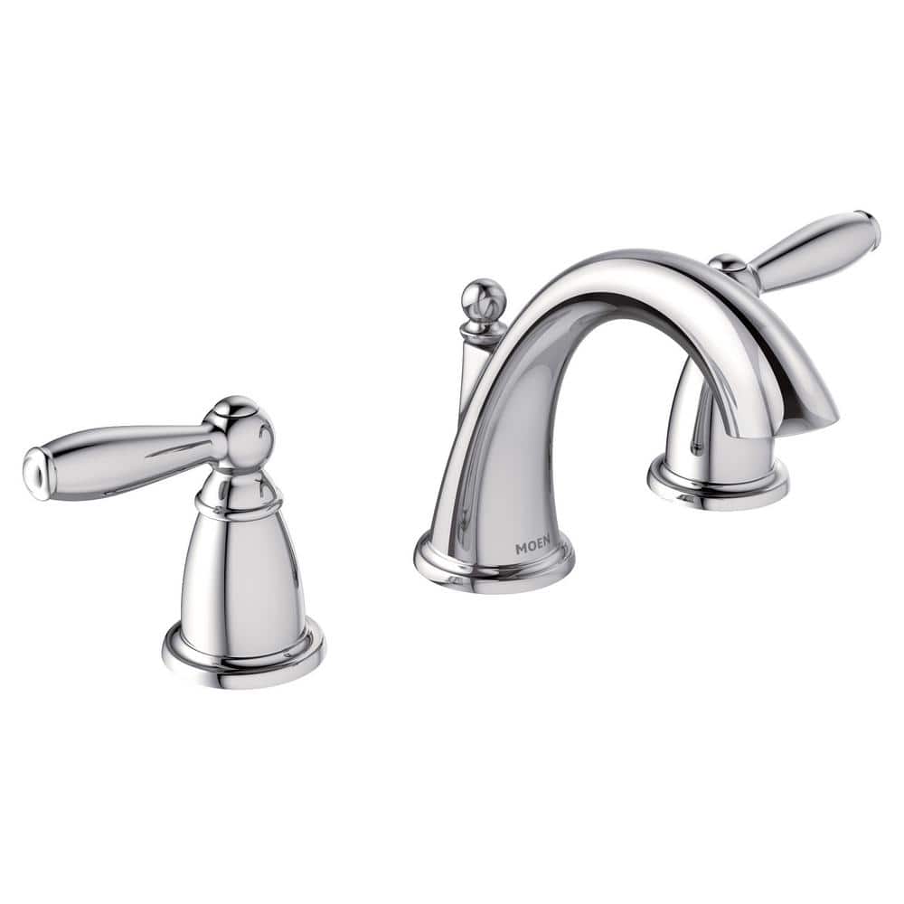 MOEN Brantford 8 in. Widespread 2-Handle High-Arc Bathroom Faucet
