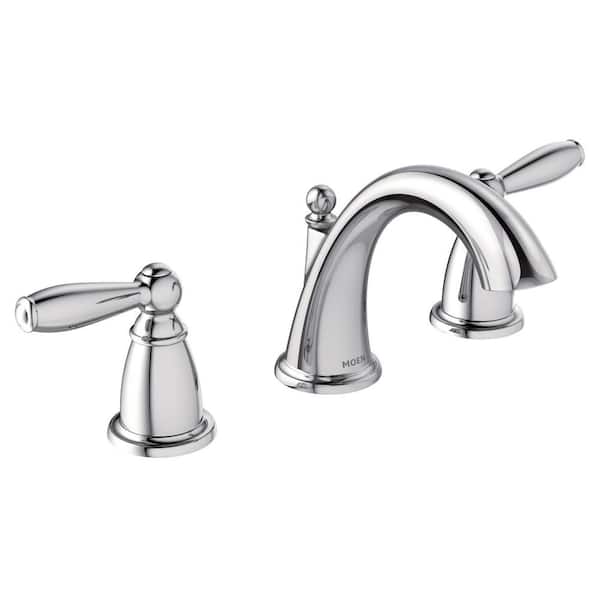 Brantford 8 in. Widespread 2-Handle High-Arc Bathroom Faucet in Chrome