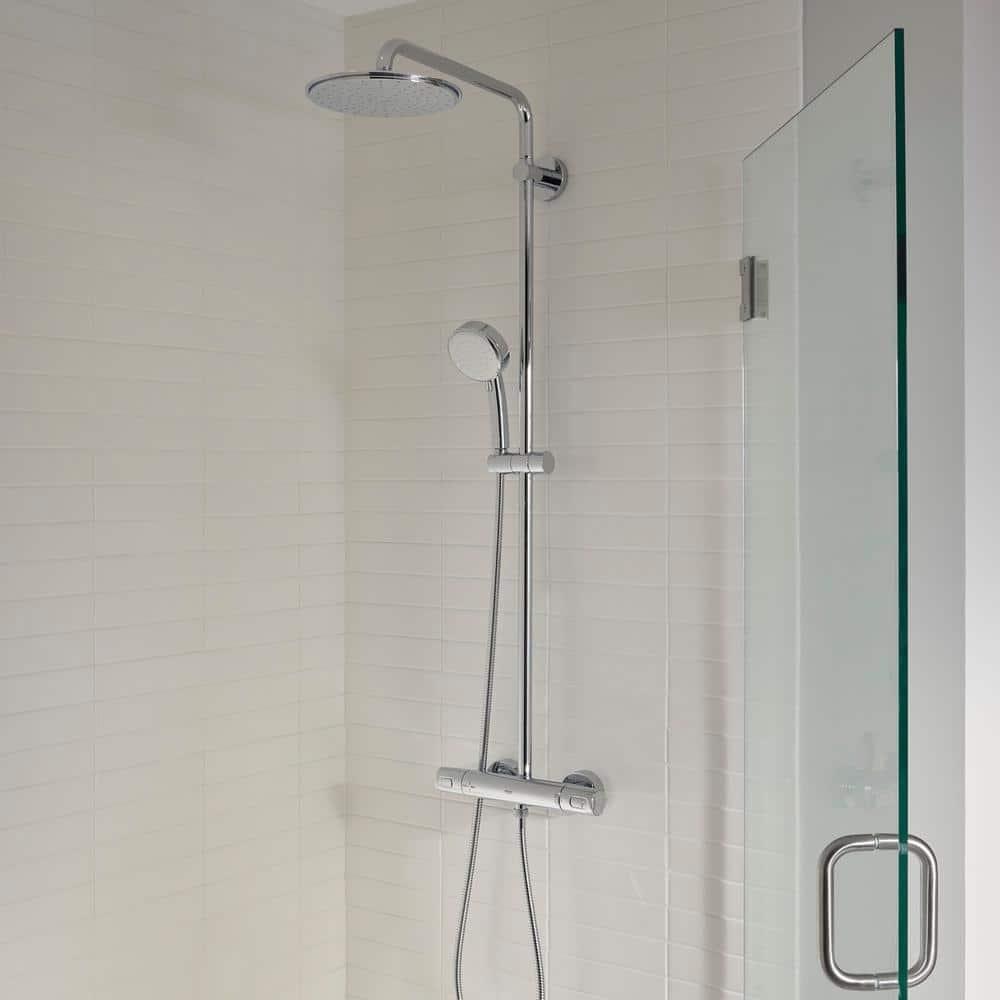 Starlight Chrome 8.25" Wall Mounted Rain Shower Head