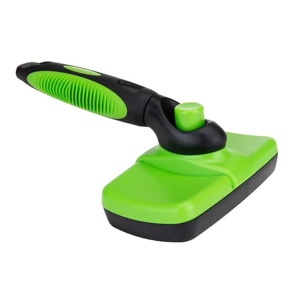 Pet Life 'Gyrater' Travel Self-Cleaning Swivel Grooming Slicker Pet Brush