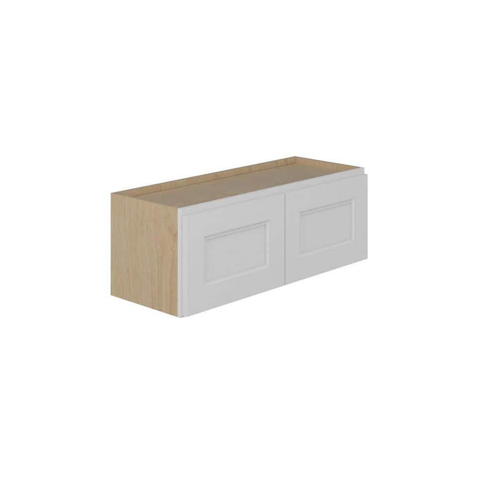 Pembroke Recessed 33 in. W x 12 in. H x 24 in. D in Painted White Plywood A