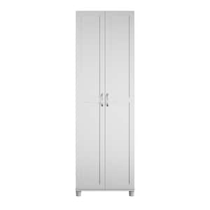 Lory Framed 24 in. Utility Cabinet, Dove Gray, Wood Closet System