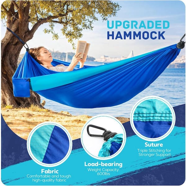 SenQWFa 8.8 ft. Portable Single or Double Travel Swing Nylon
