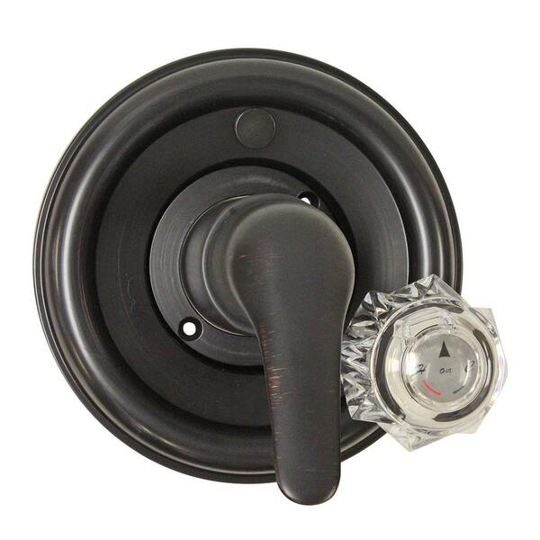 Everbilt 1-Handle Shower Valve Trim Kit for Delta Shower Faucets in Oil Rubbed Bronze