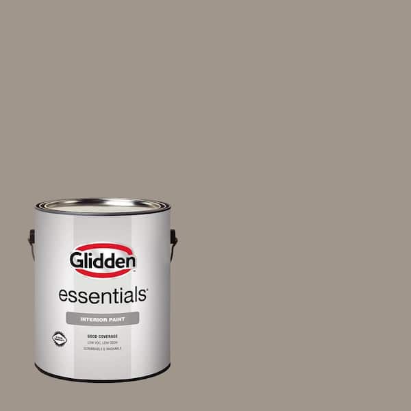 Glidden Essentials 1 gal. PPG1022-4 Rock Slide Flat Interior Paint