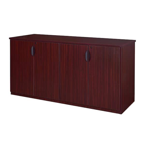 Magons 72 in. Mahogany Storage Cabinet Buffet