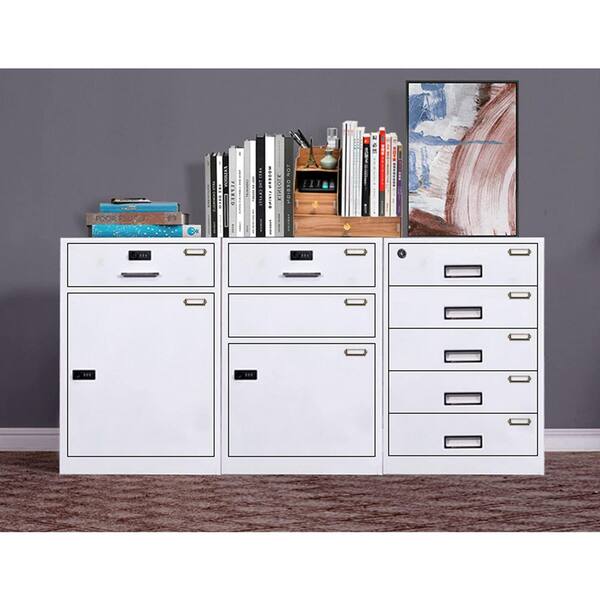 8-Pack Antique Metal Label Frames - Vintage Yellow Tag Holders For Drawers & Shelves