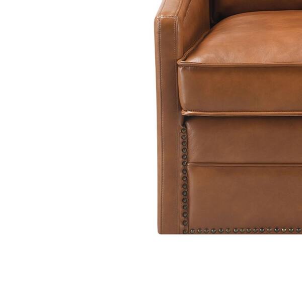 Acme Furniture Rocha Brown Leather Aire Leather Arm Chair