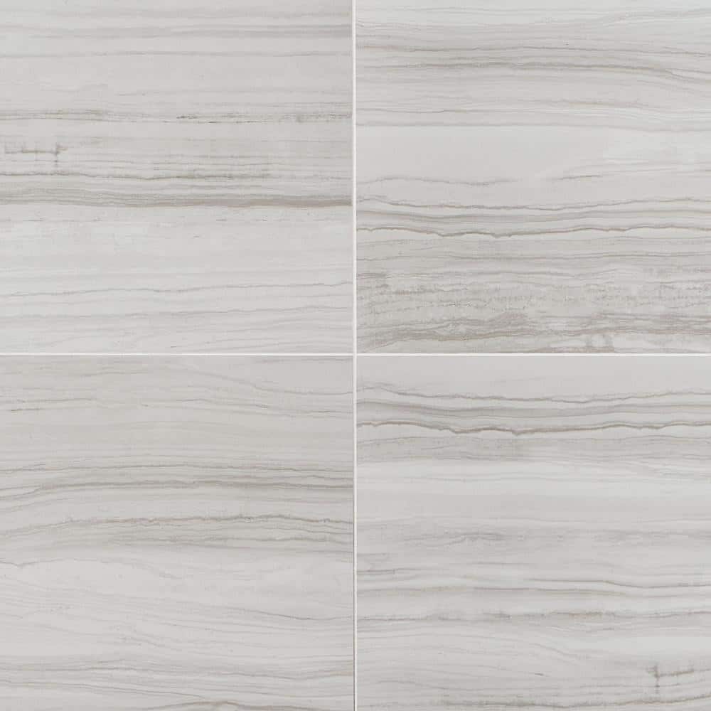 Luminus White Polished Porcelain Large Format Tile