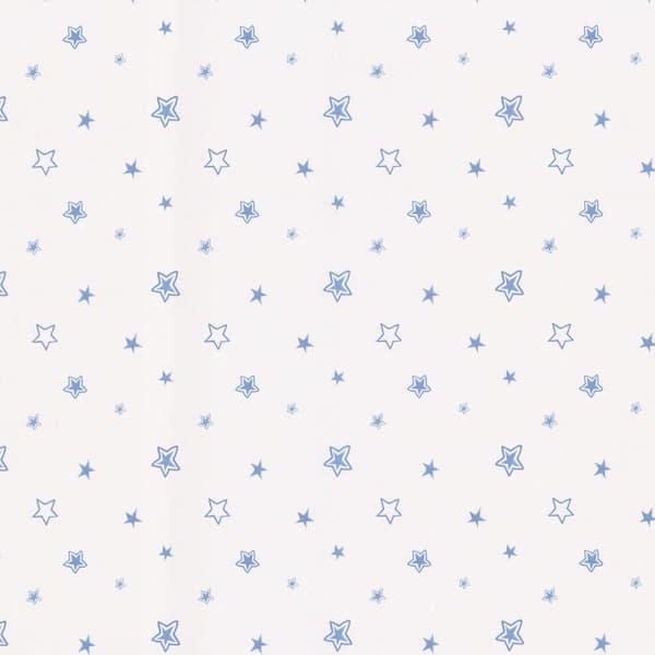 Brewster Merlin Light Blue Stars Wallpaper