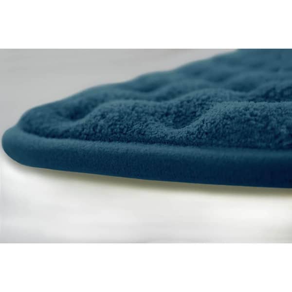 Turquoise Slab Memory Foam Bath Mat
