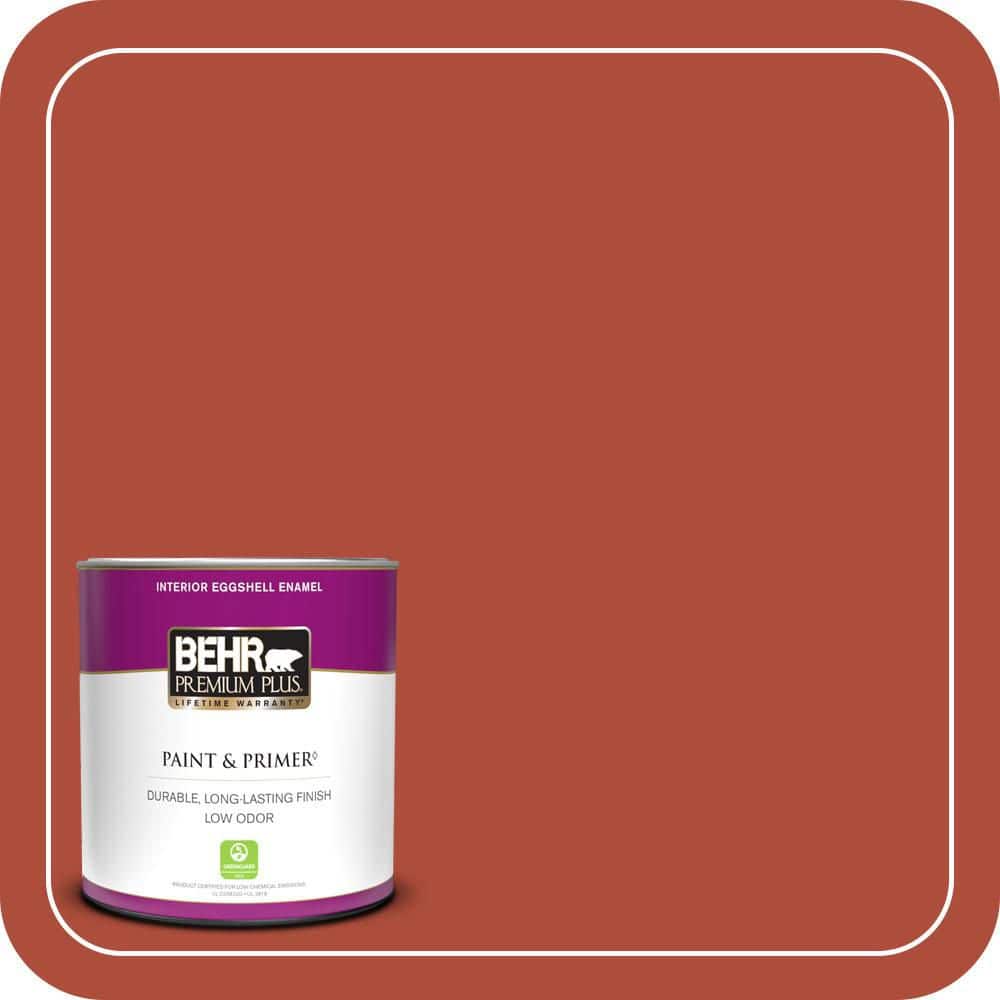 1 qt. #MQ4-35 Torch Red Eggshell Enamel Low Odor Interior Paint & Primer price history on PriceWatchPro