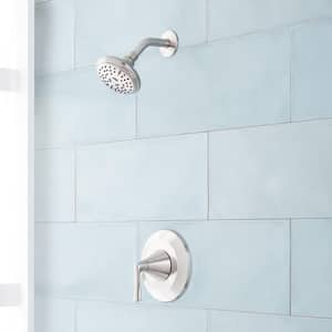 Provincetown Single Handle 3-Spray Shower Faucet 1.8 GPM with No Additional Features in. Brushed Nickel
