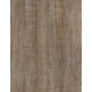 Take Home Sample - 4 in. x 12 in. Roughcut Lumber Siena Peel and Stick Luxury Vinyl Planks Wall and Flooring