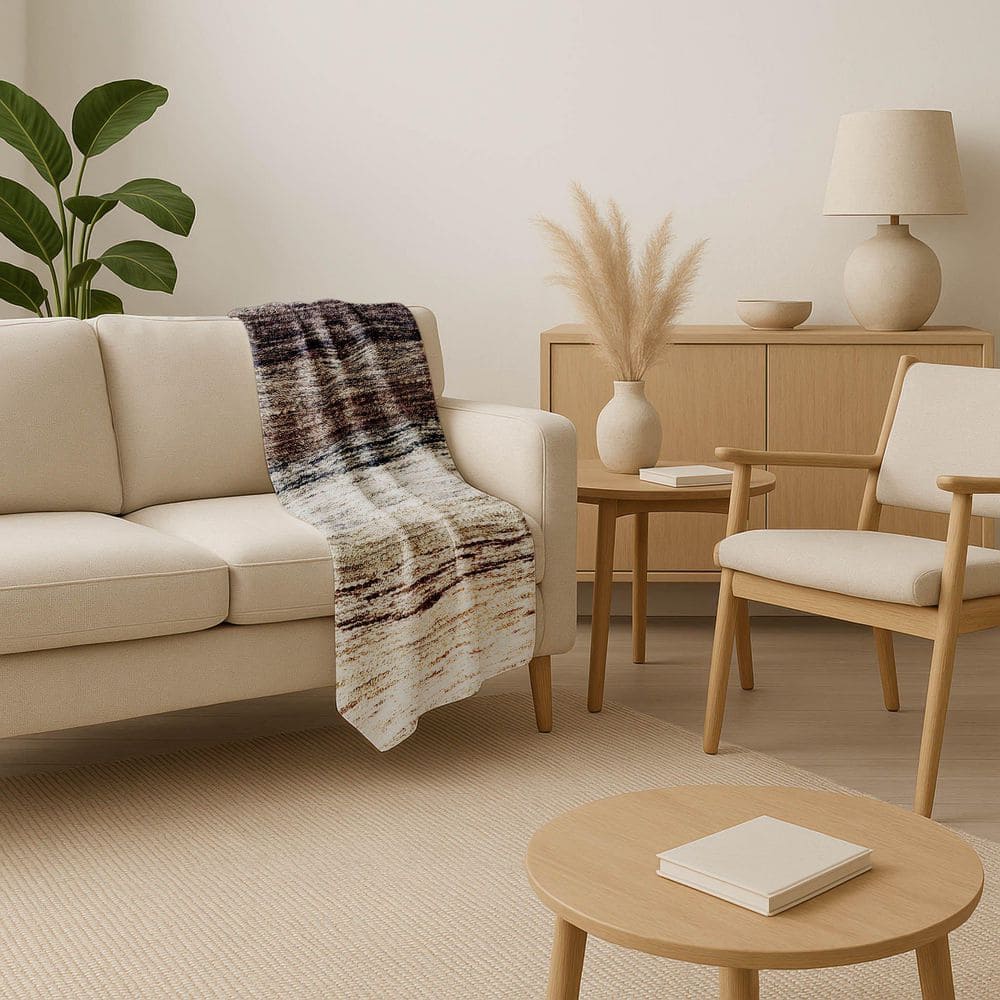 Premium Machine Washable ASB786 Beige 50 in. x 70 in. Sherpa Throw Blanket price history on PriceWatchPro