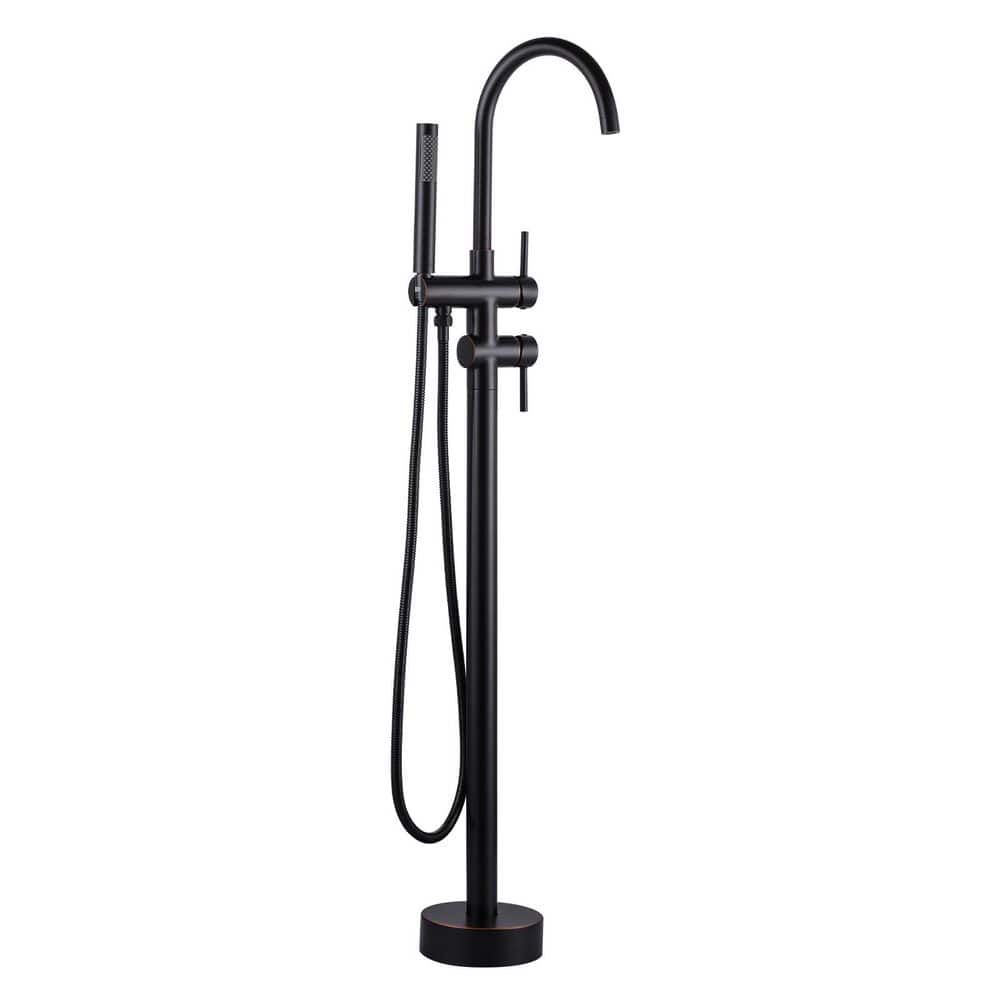 2-Handle Freestanding Tub Faucet with Hand Shower in Oil Rubbed Bronze price history on PriceWatchPro