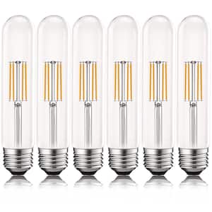 60-Watt Equivalent T9 Dimmable Edison LED Light Bulbs UL-Listed 2700K Warm White (6-Pack)