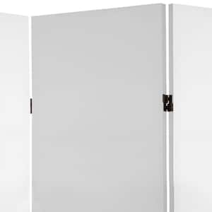 6 ft. White Do It Yourself Canvas 10-Panel Room Divider