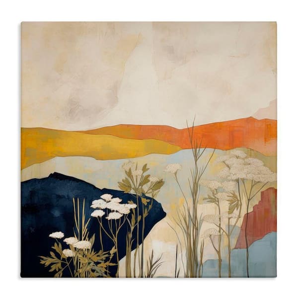 Complex Desert Layers by Irena Orlov Unframed Nature Graphic Art Print 17 in. x 17 in.